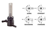 Golan Inc Click-Slick Petcock 3/8" NPT- Straight Facing Black 75-516S-BLK - Throttle City Cycles