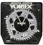Vortex 438-44 Silver 44-Tooth 530-Pitch Rear Sprocket - Throttle City Cycles