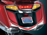 Kuryakyn 3237 Motorcycle Lighting Accessory: Vertical Rear LED Running/Brake Light Strips with Red Lenses for 2012-17 Honda Gold Wing GL1800 & F6B Motorcycles, Chrome, 1 Pair - Throttle City Cycles