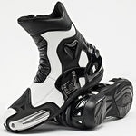Joe Rocket Superstreet - Mens' Leather Motorcycle Boot - White - US Size: 7 - Throttle City Cycles
