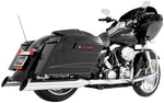 Freedom HD00245 Exhaust (Std True Duals Hdrs Black Bagger) - Throttle City Cycles