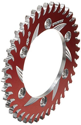 Vortex 436ZR-40 Red 40-Tooth Rear Sprocket - Throttle City Cycles
