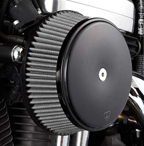 Arlen Ness 50-337 Black Big Sucker Stage I Air Filter Kit with Cover - Throttle City Cycles