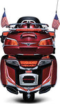 Kuryakyn 3215 Motorcycle Lighting Accent Accessory: LED Lighted Trunk Lid Handle for 2001-17 Honda Gold Wing GL1800 Motorcycles, Chrome - Throttle City Cycles