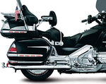 Kuryakyn 3202 Motorcycle Lighting Accent Accessory: Single Circuit LED Saddlebag Molding Set with Red Lens for 2001-10 Honda Gold Wing GL1800 Motorcycles, Chrome - Throttle City Cycles