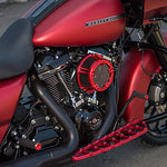 Arlen Ness 18-171 Red Method Clear Series Air Cleaner - Throttle City Cycles