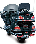 Kuryakyn 3202 Motorcycle Lighting Accent Accessory: Single Circuit LED Saddlebag Molding Set with Red Lens for 2001-10 Honda Gold Wing GL1800 Motorcycles, Chrome - Throttle City Cycles