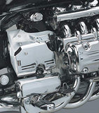 Kuryakyn 7710 Motorcycle Accent Accessory: Transmission Covers for 1997-2004 Honda Valkyrie Motorcycles, Chrome - Throttle City Cycles