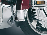 Kuryakyn 7352 Motorcycle Accent Accessory: Front Fender Extension with Mud Flap for 2001-17 Honda Gold Wing GL1800 & F6B Motorcycles, Chrome - Throttle City Cycles