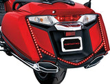 Kuryakyn 3247 Motorcycle Lighting Accessory: Vertical Rear LED Running/Brake Light Strips with Smoke Lenses for 2012-17 Honda Gold Wing GL1800 & F6B Motorcycles, Gloss Black, 1 Pair - Throttle City Cycles