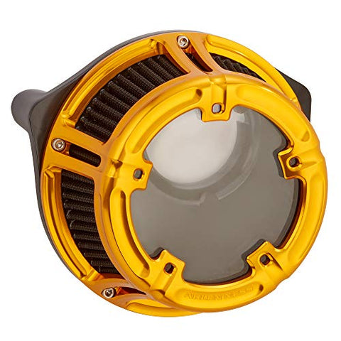 Arlen Ness 18-176 Gold Method Clear Series Air Cleaner - Throttle City Cycles