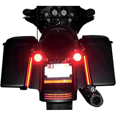 Custom Dynamics Plasma Rods - 8in. (pr.) MPLASMA-RED-PR - Throttle City Cycles