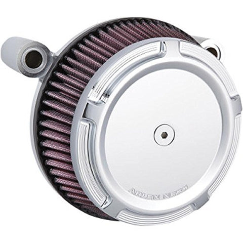 Arlen Ness Stage I Billit Sucker Synthetic Air Filter Kits, Beveled Chrome 50-847 - Throttle City Cycles