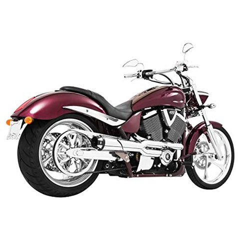 Freedom MV00039 Exhaust (American Outlaw High System Jackpot/Hammer Black) - Throttle City Cycles