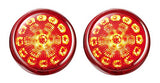ProBEAM RED 1156 Rear LED Inserts with Red Lenses - Throttle City Cycles