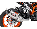 Yoshimura 960-1161 Exhaust Street R-77 3Qtr Slip-On Ss-Ss-Cf Works - Throttle City Cycles