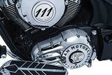 Kuryakyn 5644 Motorcycle Accent Accessory: Rear Oil Panel Cover for 2014-18 Indian Motorcycles, Chrome - Throttle City Cycles