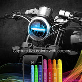 5.75" RGB LED Harley Headlight XKchrome Bluetooth App Controlled Kit w/Color Changing DRL Feature - Throttle City Cycles