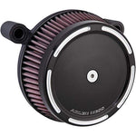 Arlen Ness 18-308 Big Sucker Stage I Air Filter Kit with Cover - Slot Track - Black - Throttle City Cycles