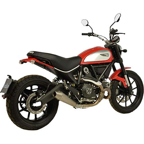 Leo Vince GP Style Slip-On Exhaust (Stainless Steel) for 15-18 Ducati SCRAMICN - Throttle City Cycles