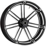 Arlen Ness 10301-203-6501 7 Valve Forged Aluminum Rear Wheel - 18x5.5 - Black - Throttle City Cycles