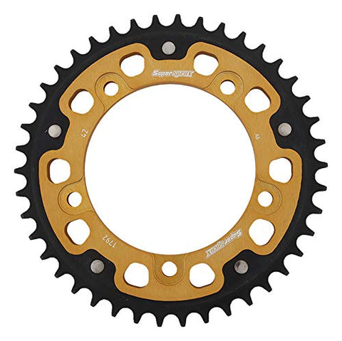 SuperSprox RST-1792-42-GLD Gold Stealth Sprocket - Throttle City Cycles