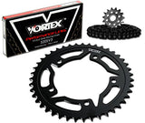 Vortex CK6291 Chain and Sprocket Kit, Black - Throttle City Cycles