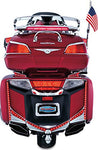 Kuryakyn 3215 Motorcycle Lighting Accent Accessory: LED Lighted Trunk Lid Handle for 2001-17 Honda Gold Wing GL1800 Motorcycles, Chrome - Throttle City Cycles