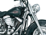 Kuryakyn 7853 Motorcycle Accent Accessory: Downtube Covers for 2000-06 Harley-Davidson Softail Motorcycles, Chrome - Throttle City Cycles