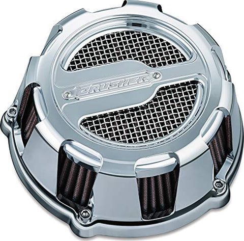 Kuryakyn 9886 Crusher Maverick Air Cleaner/Filter Assembly for Motorcycles with Custom Applications, Chrome - Throttle City Cycles