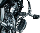 Kuryakyn 8016 Motorcycle Foot Control Component: Longhorn Offset Footpeg Mounts, Chrome, 1 Pair - Throttle City Cycles