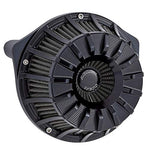 15 Spoke Inverted Series Air Cleaner by Arlen Ness Black Finish Big Sucker 18-995 for Harley Davidson XL models 1991-2019 - Throttle City Cycles