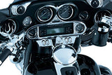 Kuryakyn 3765 Motorcycle Audio Accessory: Stereo Accent for 1996-2013 Harley-Davidson Motorcycles, Chrome - Throttle City Cycles