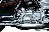 Kuryakyn 8264 Motorcycle Accent Accessory: Oil Filler Spout Cover for 1993-2006 Harley-Davidson Motorcycles, Chrome - Throttle City Cycles