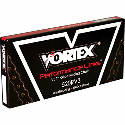 Vortex 520RV3-120 520 Pitch and 120 Links Tri Glide Chain - Throttle City Cycles