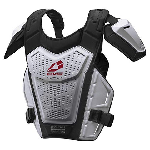 EVS Sports Unisex-Adult Revo 5 Roost Deflector (White, Small/Medium) - Throttle City Cycles