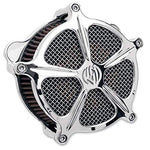 RSD Venturi Air Cleaner Speed-5 Chrome for Harley CV/DELPHI - Throttle City Cycles