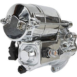 DB Electrical SHD0013-C Chrome Starter Compatible With/Replacement For Harley, FLHR FLHRC FLHRS, FLHTF FLSTN FLSTSC Fat Boy Road Glide Dyna, Flstsc Heritage Softail 80-1014 31621-06A 410-52330 - Throttle City Cycles