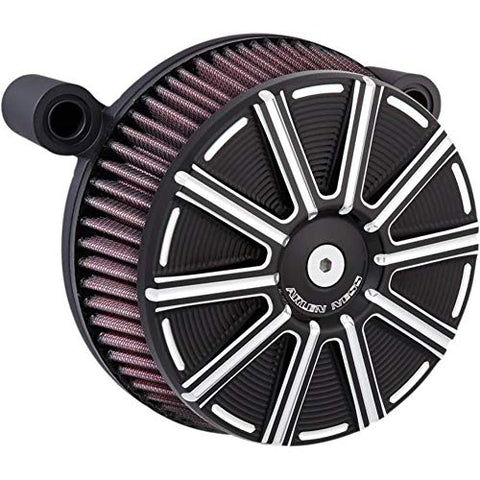 Arlen Ness 18-315 Big Sucker Stage I Air Filter Kit with Cover - 10-Gauge - Black - Throttle City Cycles