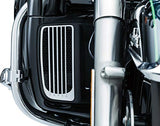 Kuryakyn 7681 Motorcycle Accessory: Radiator Grills for 2014-19 Harley-Davidson Twin Cooled Motorcycles, Chrome, 1 Pair - Throttle City Cycles