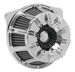 Arlen Ness Inverted Sucker 10-Gauge Chrome Air Cleaner Kit 18-946 - Throttle City Cycles