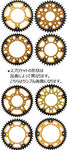 SuperSprox RST-480-43-GLD Gold Stealth Sprocket - Throttle City Cycles