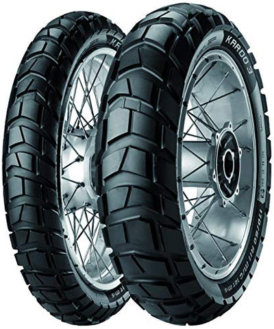 Metzeler Karoo 3 Front Motorcycle Tire 120/70R-19 (60T) - Fits: BMW R1200GS 2013-2018 - Throttle City Cycles