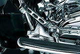 Kuryakyn 7772 Motorcycle Accent Accessory: Lower Front Frame Cover for 1991-2016 Harley-Davidson Motorcycles, Chrome - Throttle City Cycles