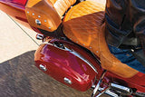Kuryakyn 5670 Motorcycle Accent Accessory: Saddlebag Trim Top for 2014-19 Indian Motorcycles, Chrome - Throttle City Cycles