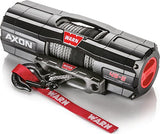 WARN 101140 AXON 45-S Powersports Winch with Spydura Synthetic Cable Rope: 1/4" Diameter x 50' Length, 2.25 Ton (4,500 lb) Pulling Capacity - Throttle City Cycles