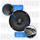 Hogtunes 225 Watt Amplifier with R.E.M.I.T. and 6.5" Front Speaker Kit with Grills for 2014+ Harley-Davidson FLH Touring Models (G4 SG Kit-RM G4 SG KIT-RM - Throttle City Cycles