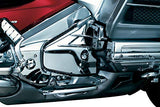 Kuryakyn 7366 Motorcycle Accent Accessory: Louvered Transmission Cover for 2001-17 Honda Gold Wing GL1800 & F6B Motorcycles, Chrome, 1 Pair - Throttle City Cycles
