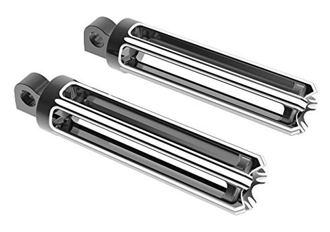 Arlen Ness 06-114 Black Fusion Male-Mount Footpegs And Shift Peg - Throttle City Cycles