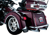 Kuryakyn 7223 Motorcycle Accent Accessory: Rear Bumper Accents for 2009-19 Harley-Davidson Trike Motorcycles, Chrome, 1 Pair - Throttle City Cycles
